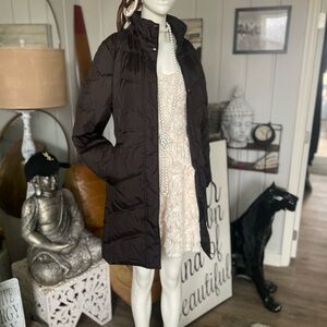 Michael Kors Dark Brown Puffer Coat